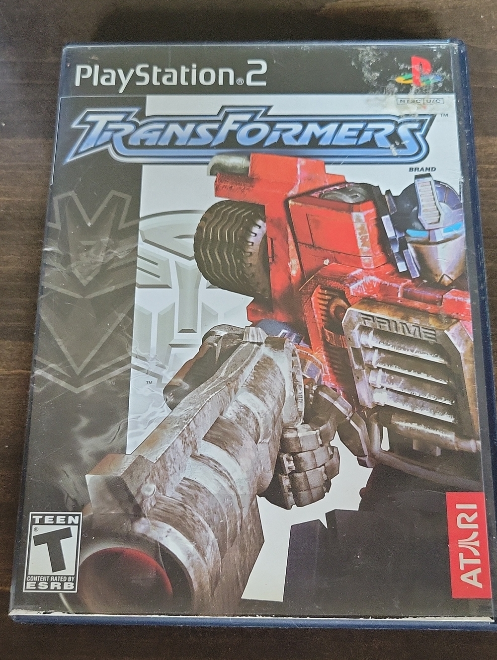 Transformers (PlayStation 2) - Red and Silver Game